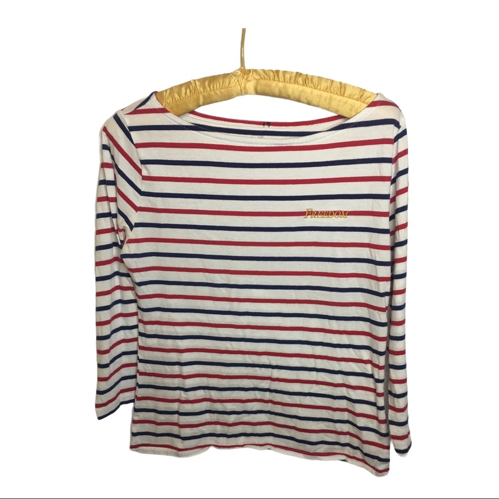 Vineyard Vines Size Small Striped Patriotic Shirt